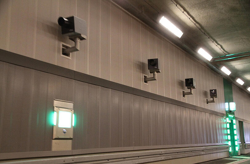 Die Blitzer im Luise-Kiesselbach-Tunnel.