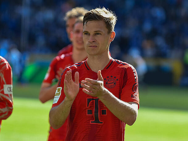 Der Vertrag von Joshua Kimmich beim FC Bayern läuft 2025 aus.