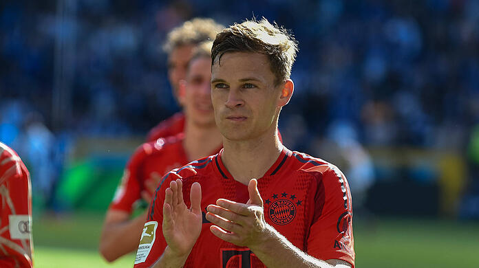Der Vertrag von Joshua Kimmich beim FC Bayern läuft 2025 aus.