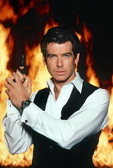 Pierce Brosnan in einer Szene des James-Bond-Films "Der Morgen stirbt nie".