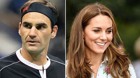 Roger Federer wird mit Herzogin Kate Tennis spielen.