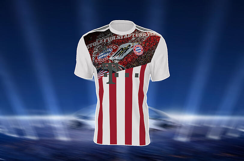 Fans entwerfen Designs für ein Bayern-Trikot: Eines dieser Leiberl wird das Champions-League-Trikot 2017/2018 des Rekordmeisters.