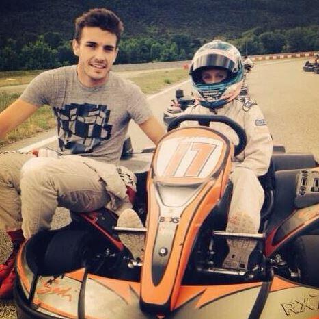 Julien Bianchi und seine Freundin Camille Marchetti.