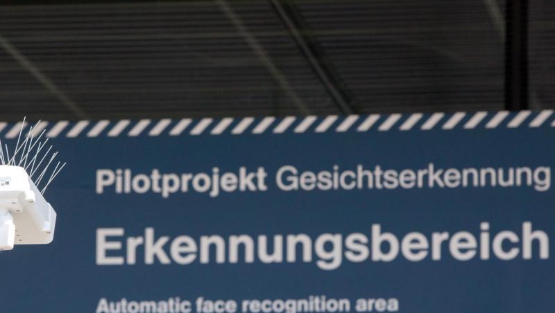Test der automatischen Gesichtserkennung im Bahnhof Südkreuz in Berlin.