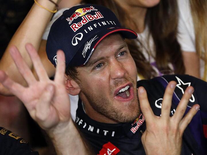 Sebastian Vettel holte von 2010 bis 2013 vierl Mal den Titel mit Red Bull Racing.