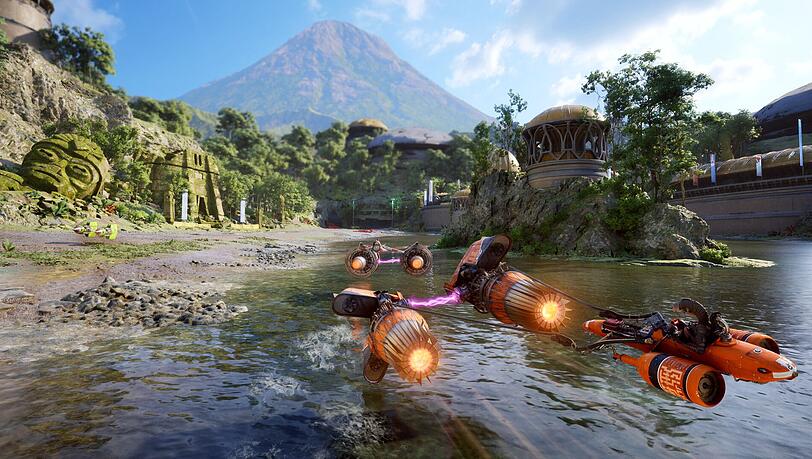 Der Fun-Racer "Star Wars: Galactic Racer" kommt gut an. Der Fun-Racer "Star Wars: Galactic Racer" kommt gut an.