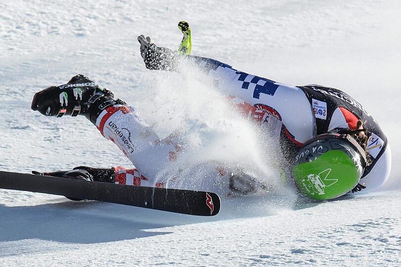 Der Tscheche Ondrej Bank ist bei den alpinen Ski Weltmeisterschaften in den USA schwer gestürzt.
