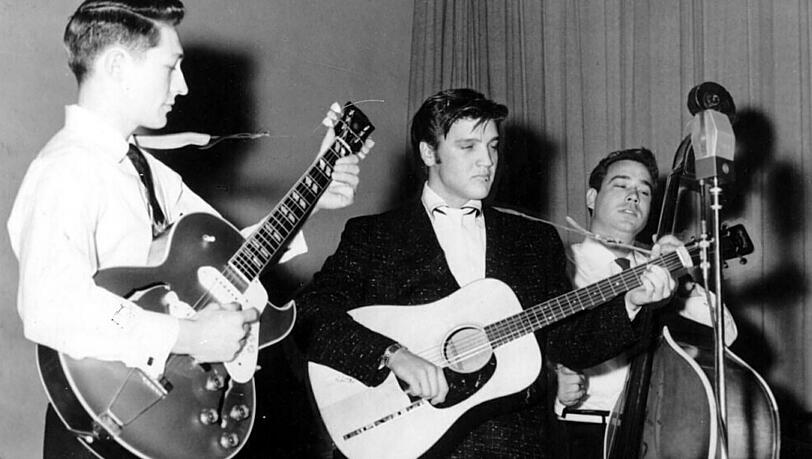 Elvis Presley nutzte diese Gitarre der Marke Martin sowohl im Studio als auch live häufig