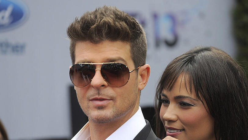 Ein Bild aus glücklicheren Tagen: Robin Thicke und Paula Patton Ein Bild aus glücklicheren Tagen: Robin Thicke und Paula Patton