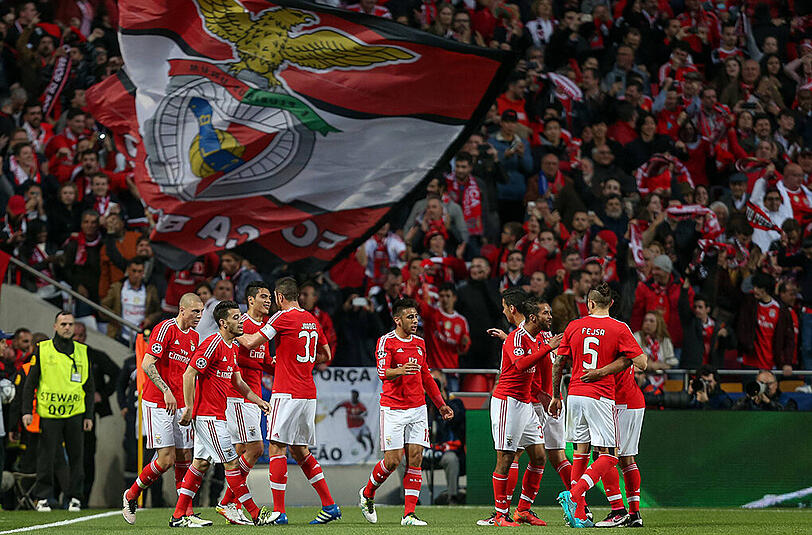 Zum zweiten Mal darf Benfica jubeln - um die Bayern rauszuschmeißen, bräuchte es aber noch zwei weitere Tore.