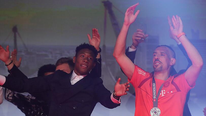 Wurden während ihrer gemeinsamen Zeit beim FC Bayern zu dicken Kumpels: David Alaba (l.) und Franck Ribéry Wurden während ihrer gemeinsamen Zeit beim FC Bayern zu dicken Kumpels: David Alaba (l.) und Franck Ribéry