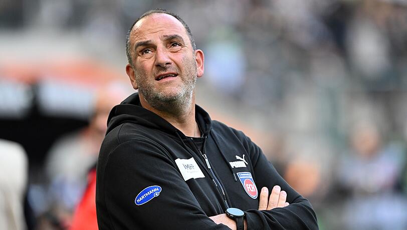 Heidenheims Trainer Frank Schmidt.