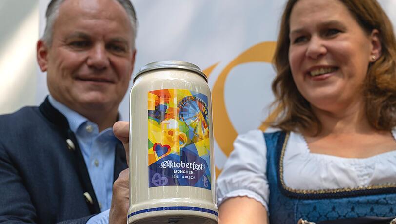 So sieht der neue Wiesnkrug 2026 aus. So sieht der neue Wiesnkrug 2026 aus.