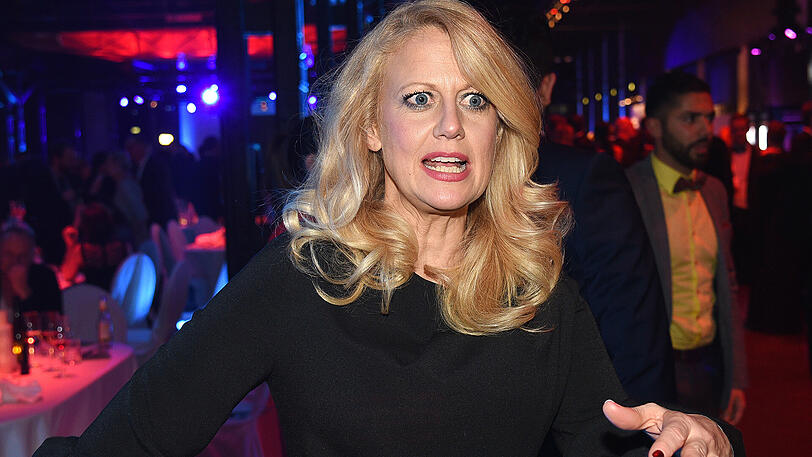 Moderatorin Barbara Schöneberger auf der Aftershowparty