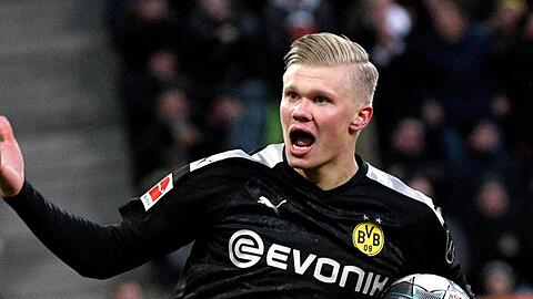Steht vor seinem Heimdebüt bei Borussia Dortmund: Shootingstar Erling Haaland.