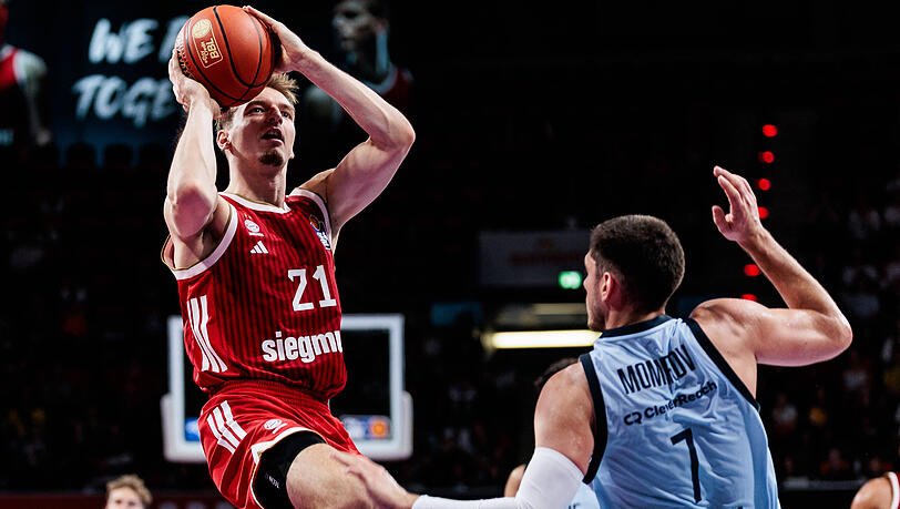 Gewannen ohne Probleme gegen Oldenburg: Die Bayern-Basketballer um Justus Hollatz. Gewannen ohne Probleme gegen Oldenburg: Die Bayern-Basketballer um Justus Hollatz.