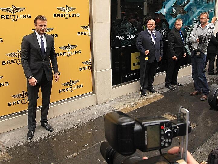 David Beckham macht immer eine gute Figur