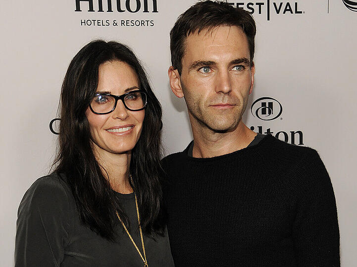 Courteney Cox und ihr Freund Johnny McDaid beim "Tribeca Film Festival" 2014 in Beverly Hills