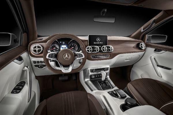 Ein echter Mercedes: Auch das Pickup soll Mercedes-Fahrern ein Coming Home-Gefühl vermitteln.