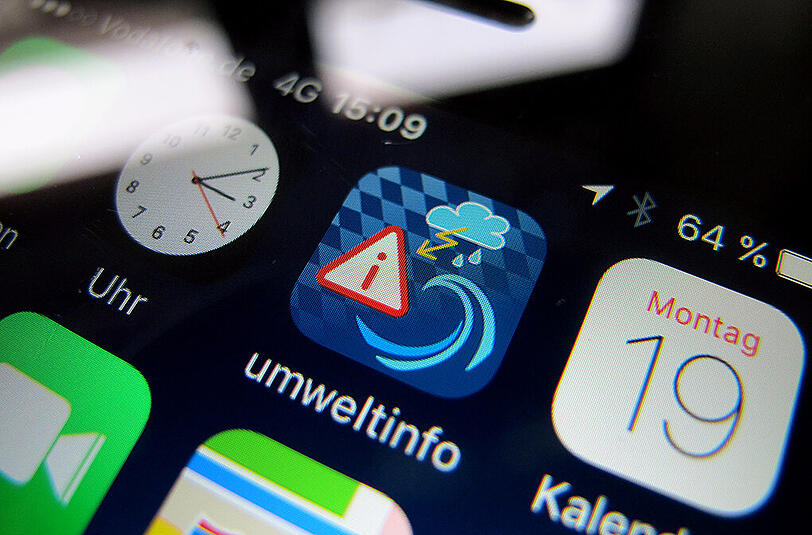 Die App "Umweltinfo" warnt künftig vor Umweltgefahren in Bayern.