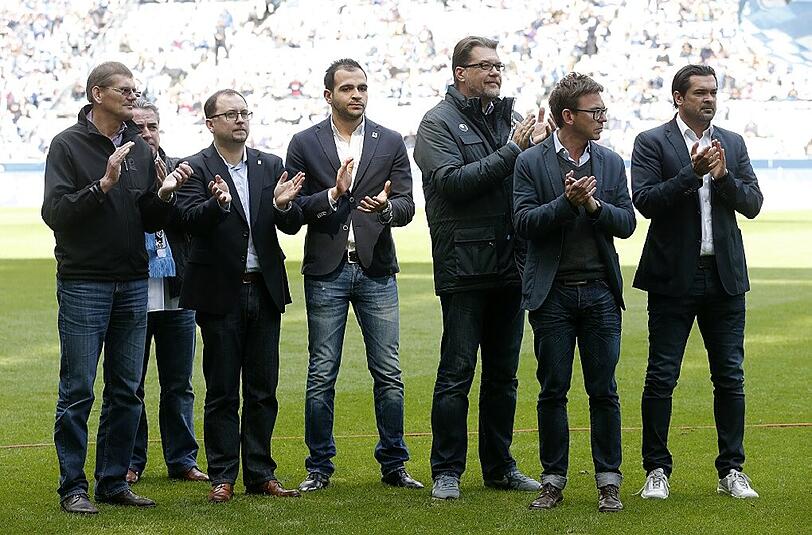 Ein Bild aus besseren Tagen: Die Führungsriege des TSV 1860.