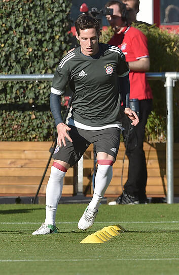 Der Tag vor dem Champions-League-Neustart von Triple-Triumphator Jupp Heynckes: Die Bilder vom Abschlusstraining des FC Bayern vor dem Heimspiel gegen Celtic Glasgow.