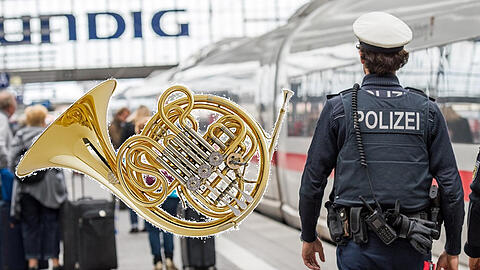 Im ICE von Essen nach München wurde einem jungen Musiker ein wertvolles Doppelhorn gestohlen. (Symbolbild)