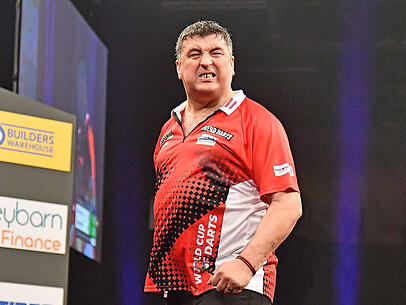Mensur Suljovic gewann 2017 die Champions League of Darts. Mensur Suljovic gewann 2017 die Champions League of Darts.