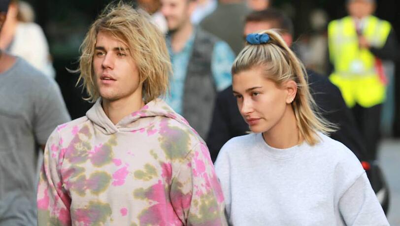 Justin Bieber und seine Frau Hailey während eines Besuchs in London Justin Bieber und seine Frau Hailey während eines Besuchs in London