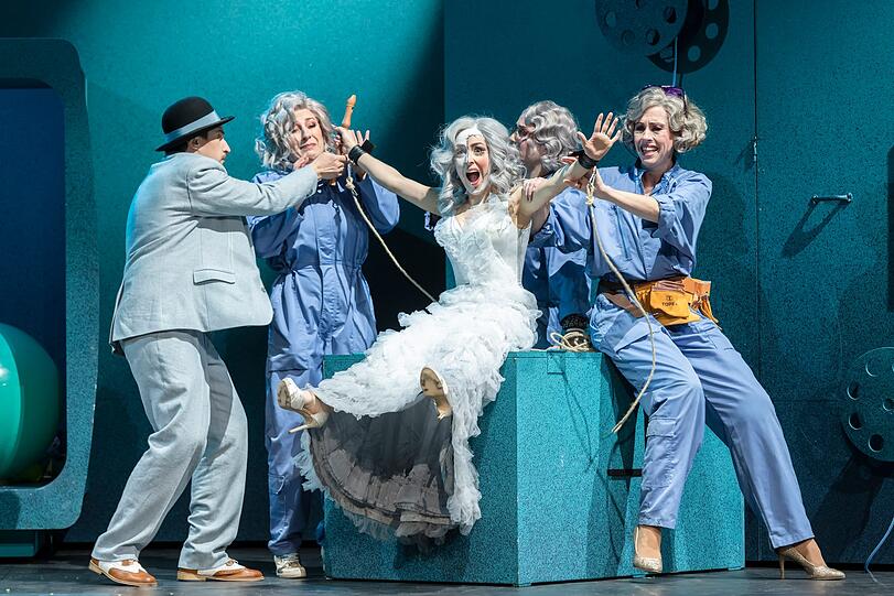 Mozarts "Zauberflöte" im Staatstheater Augsburg.