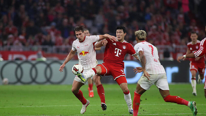 Durfte gegen RB Leipzig für Jonathan Tah starten: Min-jae Kim. Durfte gegen RB Leipzig für Jonathan Tah starten: Min-jae Kim.