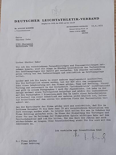 Klare Ansage vom Verbandsboss an Fackelträger Günter Zahn. Klare Ansage vom Verbandsboss an Fackelträger Günter Zahn.