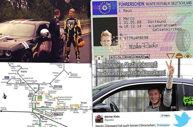 Der Reus-Skandal um den führerscheinlosen Nationalspieler sorgt für viel Gesprächsstoff auf Twitter.