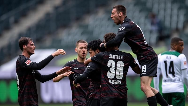 Der VfB Stuttgart konnte die Partie in Mönchengladbach drehen.