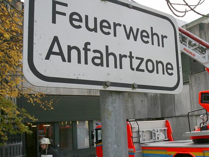 Brand im Haidgraben - das Haus wurde geräumt.