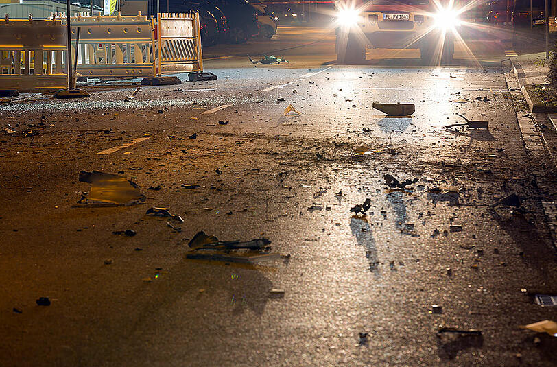 Die Dixi-Klo-Explosion sorgte in der Fürther Südstadt für Verwüstung und massive Schäden. Die Bilder vom Tatort.