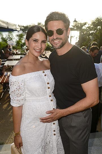 Tom Beck mit Ehefrau Chryssanthi Kavazi