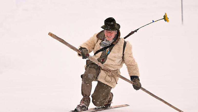 Besondere Herausforderung in diesem Jahr: Es schneite kräftig. Besondere Herausforderung in diesem Jahr: Es schneite kräftig.