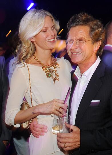 Verleger Florian Langenscheidt und seine Frau Miriam Friedrich