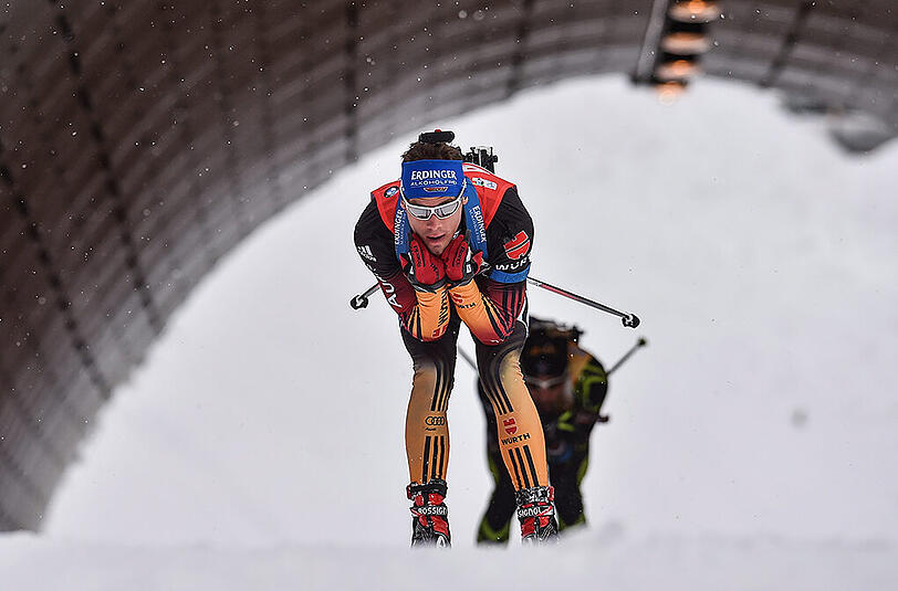 Simon Schempp hat die Chance auf die Führung im Gesamtweltcup verpasst.