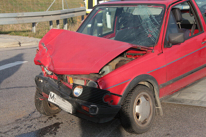 Crash bei Waldkraiburg - Die Bilder