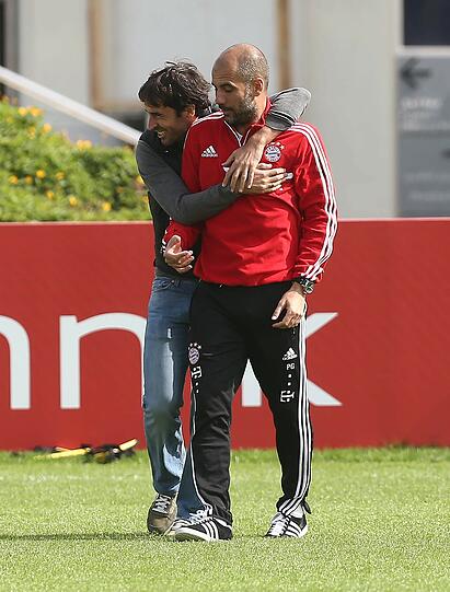 Ein kleiner Alaba-Schock, Guardiola trifft Raul: Der 8. Tag im Trainingslager des FC Bayern - Die Bilder.