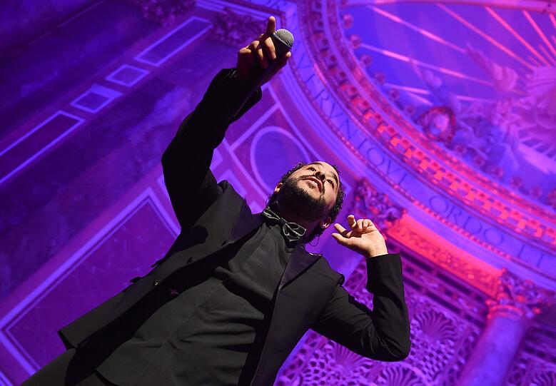 Sänger Adel Tawil trat auf.