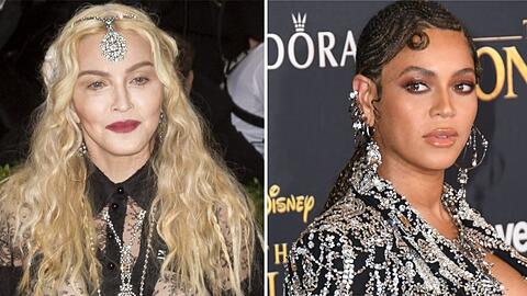 Madonna (li.) ist in einem Song von Beyoncé zu hören.