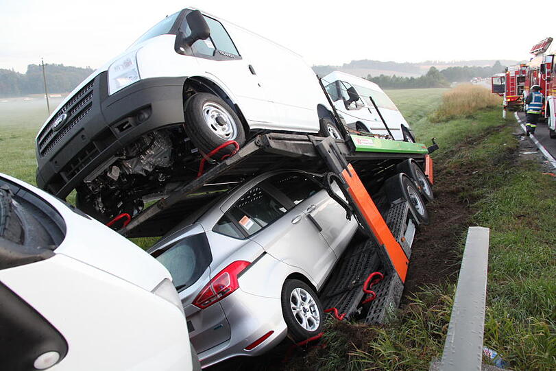 Bilder vom Unfallort.