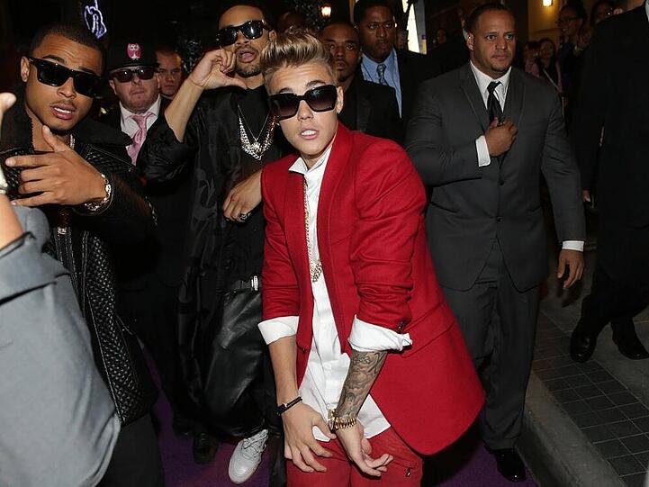 Justin Bieber bei der "Justin Bieber's Believe"-Premiere in Los Angeles