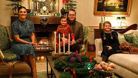 Die schwedischen Royals senden Grüße zum 1. Advent.