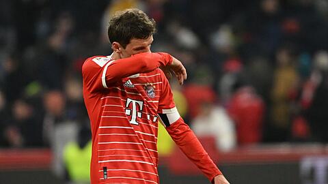 Münchens Thomas Müller nach dem Spiel.