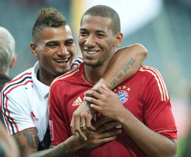 Beim Audi-Cup treffen sich die beiden Brüder wieder: Jérôme und Kevin-Prince Boateng.