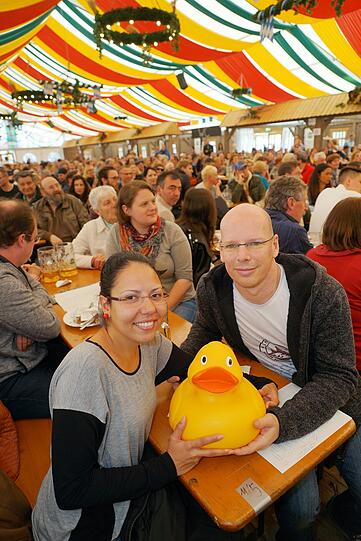 Diese Badeente gab's für zehn Euro.